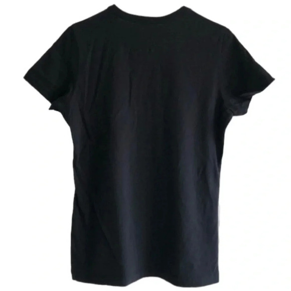 Nike *Play Maker* Slim Fit Women’s T-shirt in black & yellow felt text in medium - Picture 2 of 6